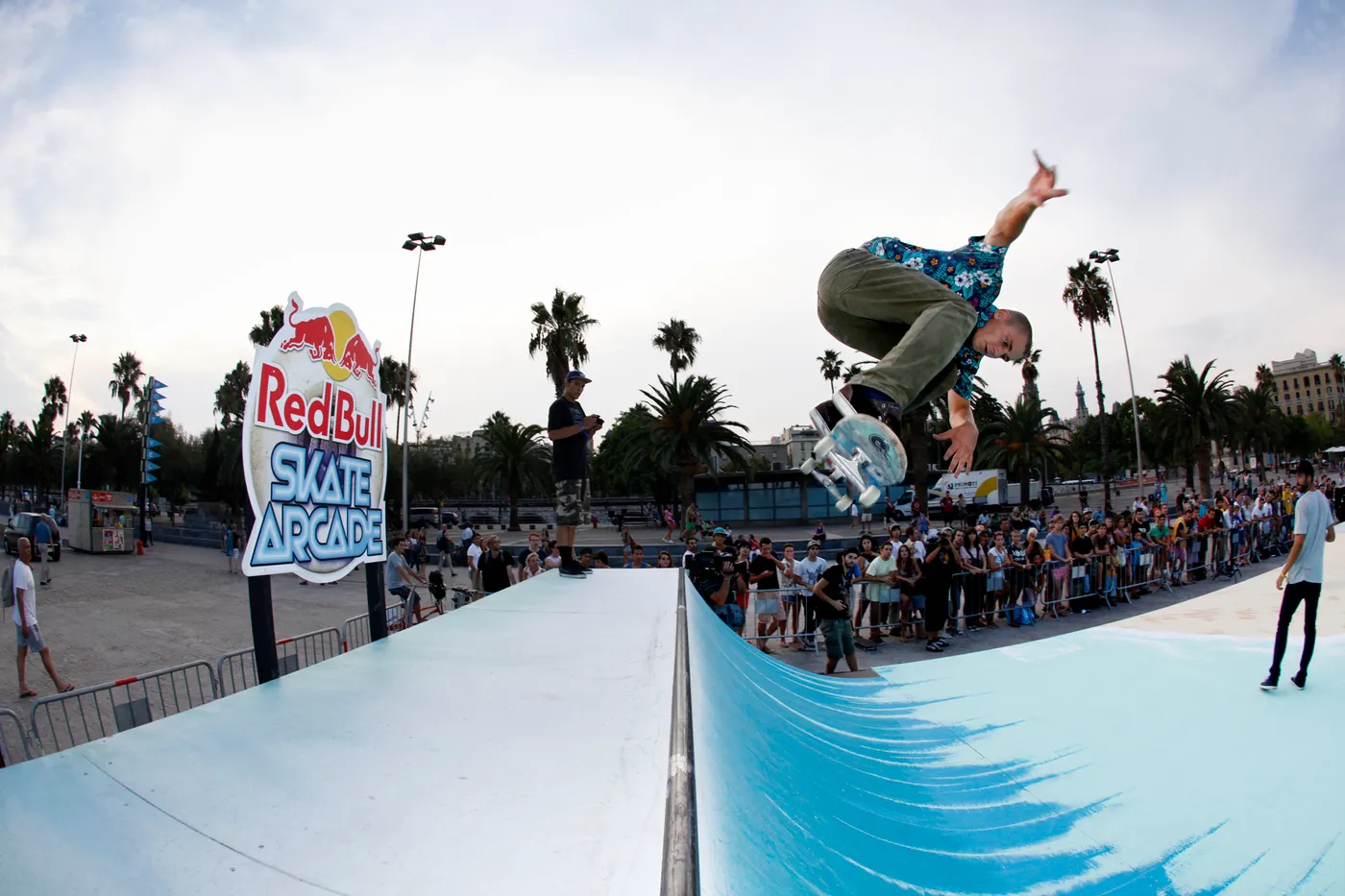 Diseño de marcador para evento de Skate de Red Bull