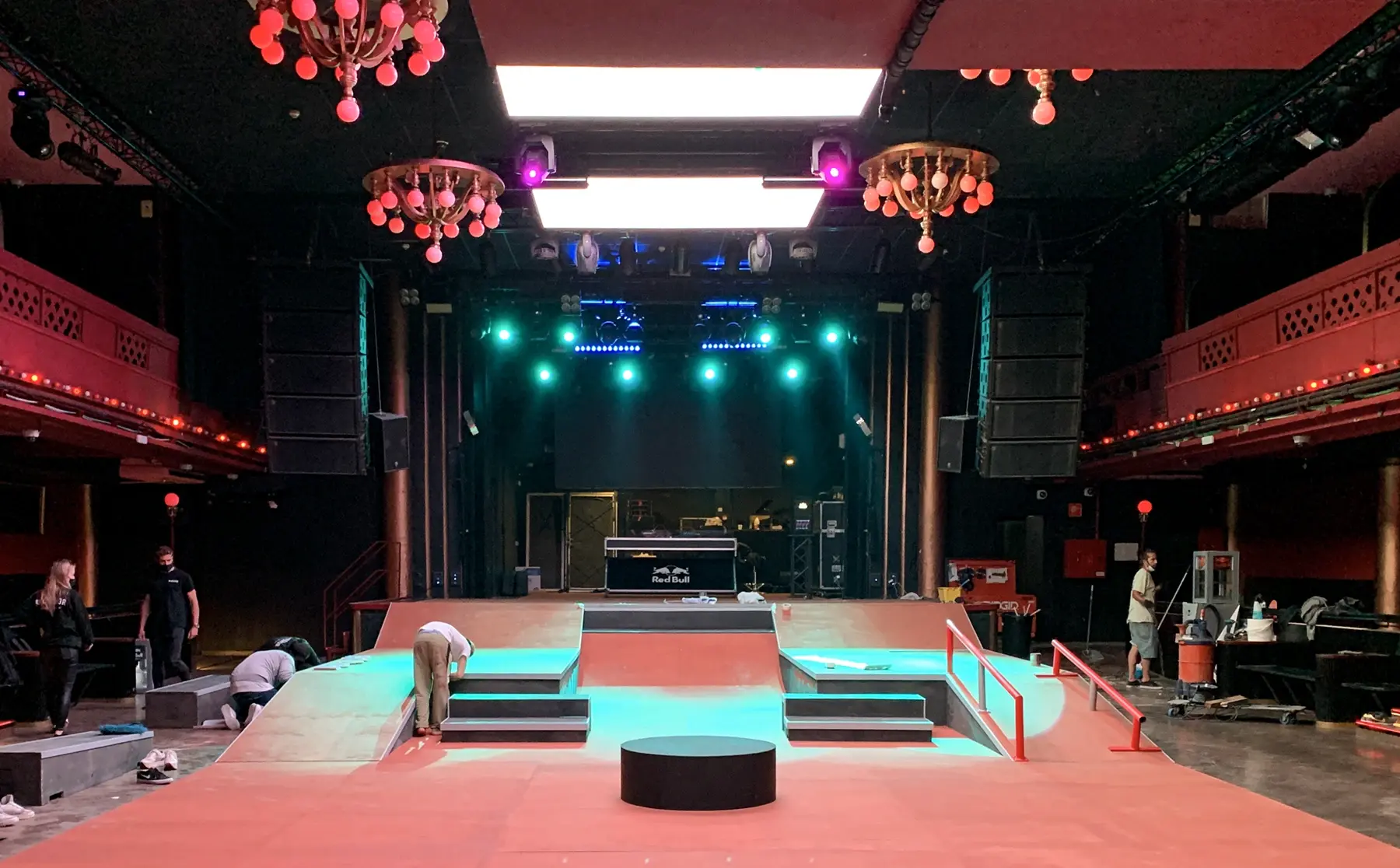 Diseño y producción espacio para evento de skate para Red Bull